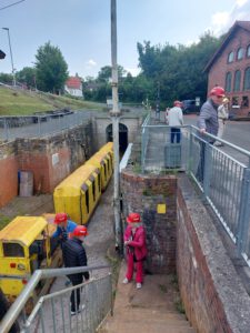 Im Besucherbergwerk „Klosterstollen“